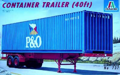 Containertrailer italeri 737 