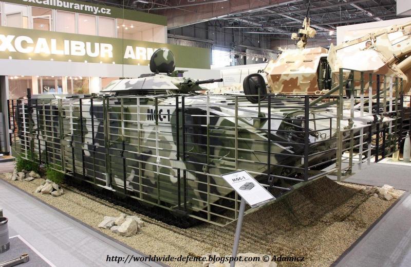 mgc-1_bvp-1_demonstrator_vehicle_slat_armor_2011_idet_defence_defense_exhibition_brno