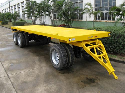 Tri-Axle-Flatbed-Full-Cargo-Trailer