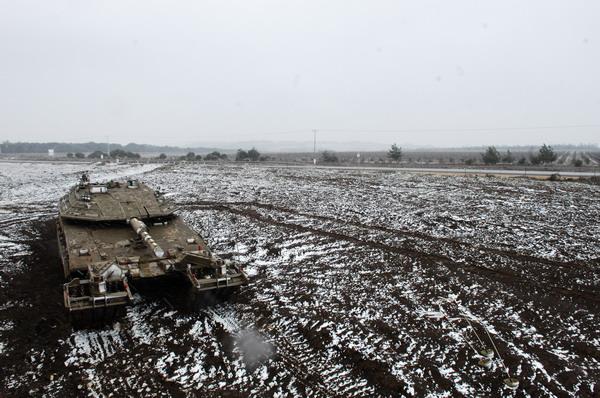 merkava 4 , in snow 04