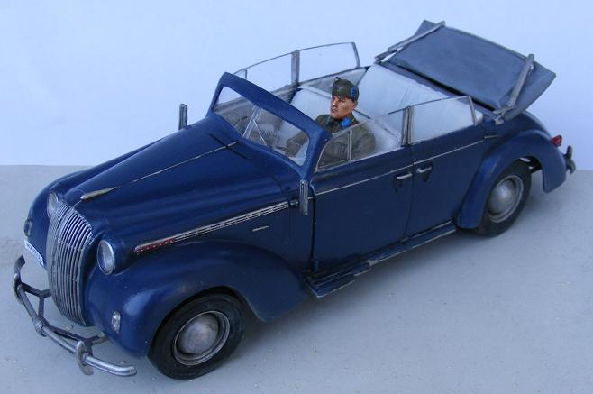Opel Admiral, MKH, 1/35

Az ICM makettje, Miniart figurával.