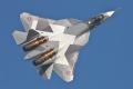 Sukhoi PAK FA T-50 during Moscow Air Show in August 2011