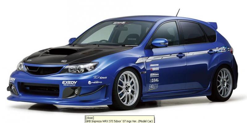 GRB Impreza WRX STI 5door`07 ings Ver.