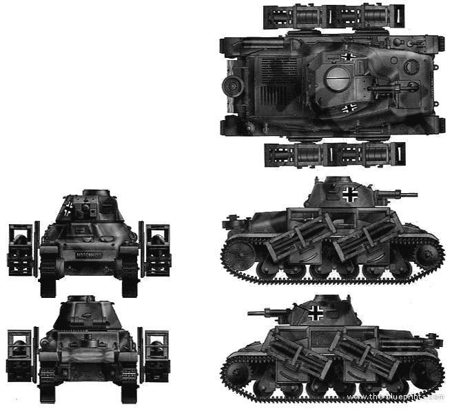 german-army-hotchkiss-h39-with-heavy-rocket-launcher