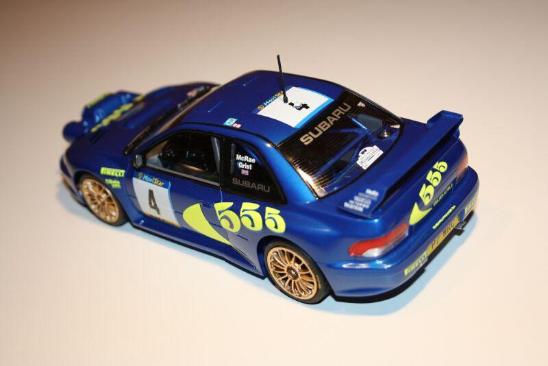 Impreza WRC 98 McRae hátulról