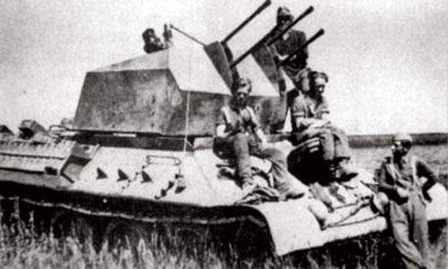 T34 a Flakvierling