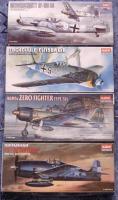 Me-109 G-6, FW-190 A 6/8, A6M5c ZERO