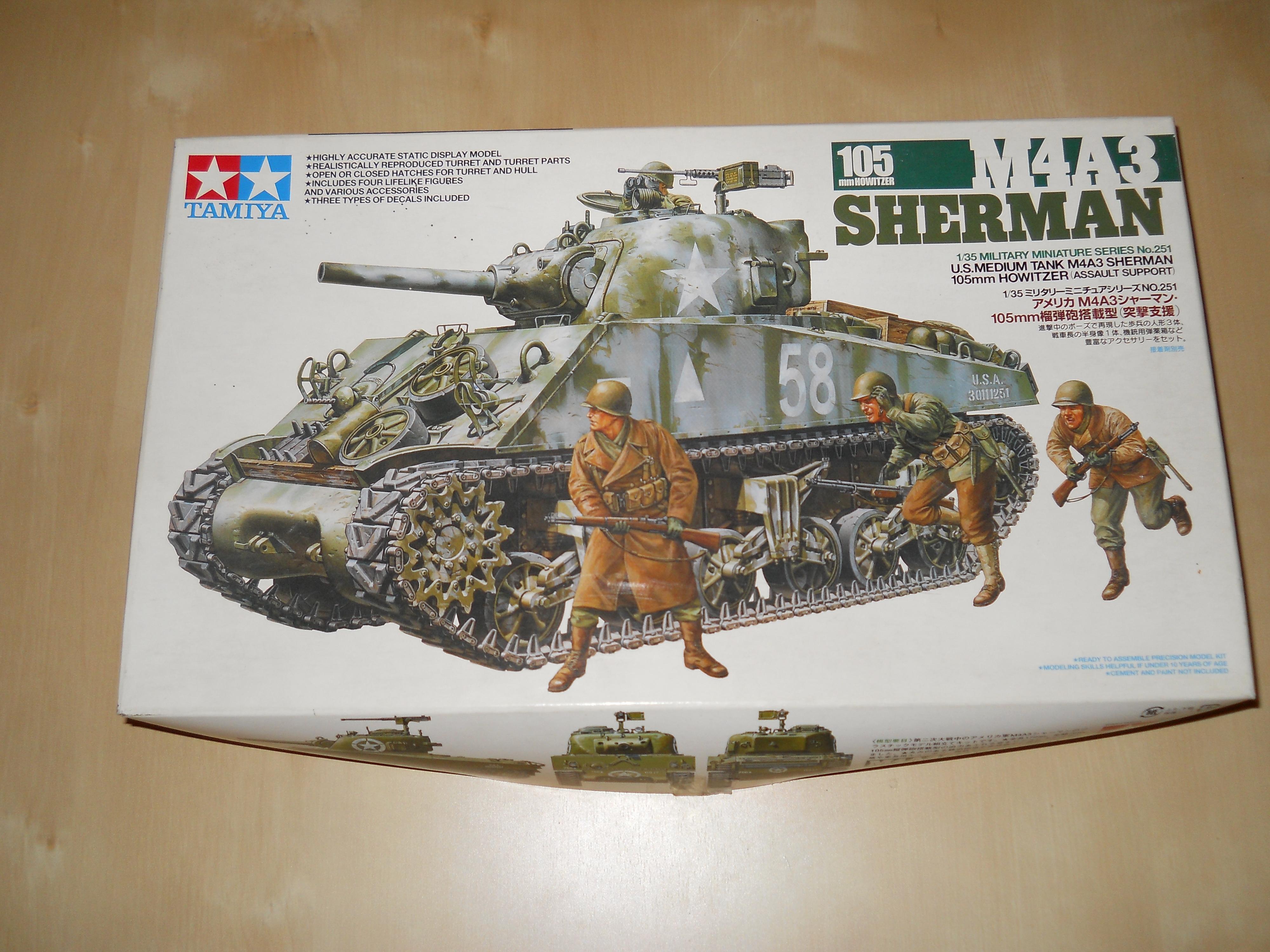 Tamiya M4A3 Sherman

ennek a makettnek a matricáját adom.