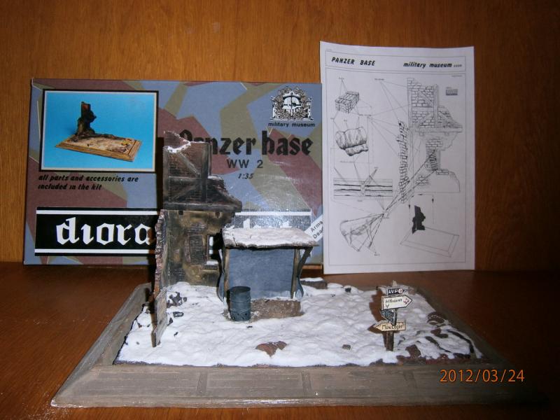 07. Panzer Base diorama alap kiegészítőkkel 3.000,- Ft