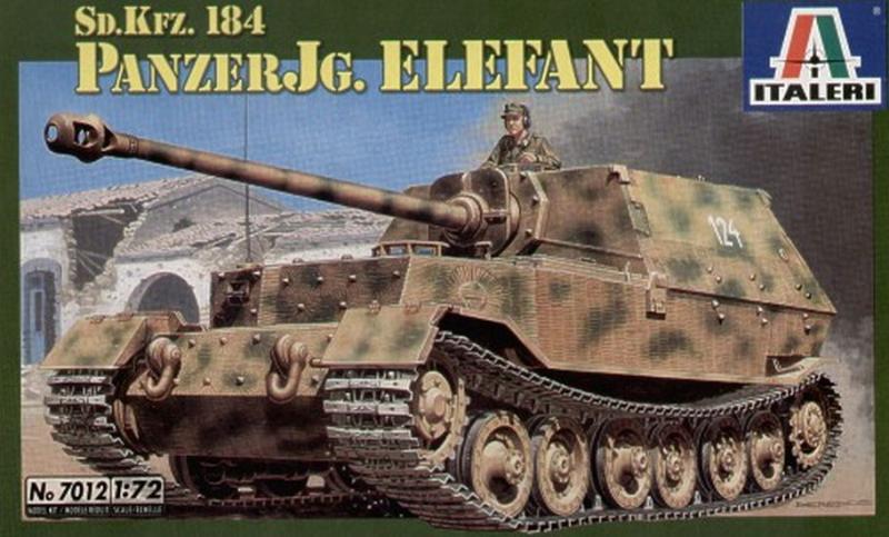 Panzerjaeger Elefant Sd.Kfz.184; 1 figurával + belső tér