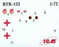 ICM 72017 - BTR 152 K (ex Omega-K, ICM) 400 Ft + posta költség