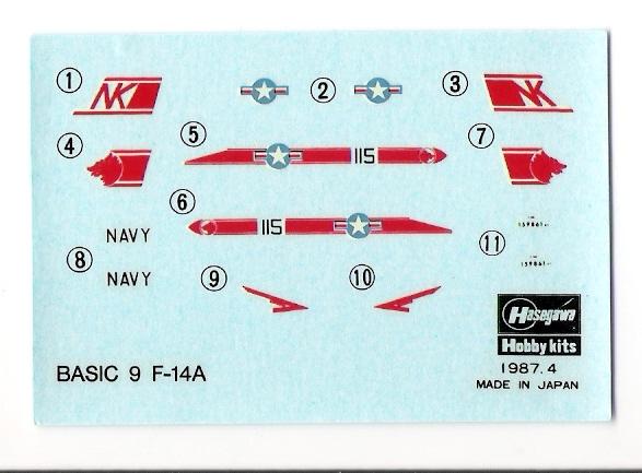 Hasegava F-14 A 1000 Ft + posta költség