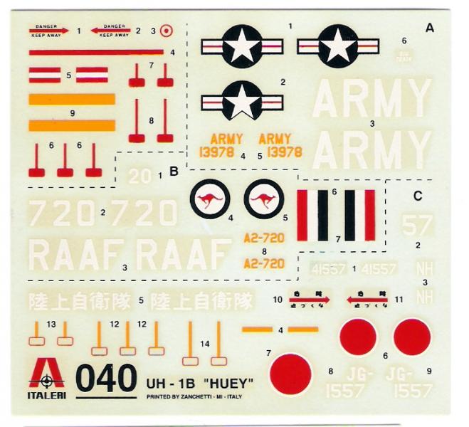 Italeri UH-1 B 500 Ft