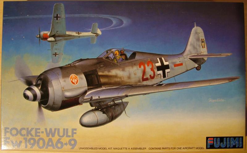 Focke-Wulf Fw 190A 6-9; pilóta figurával