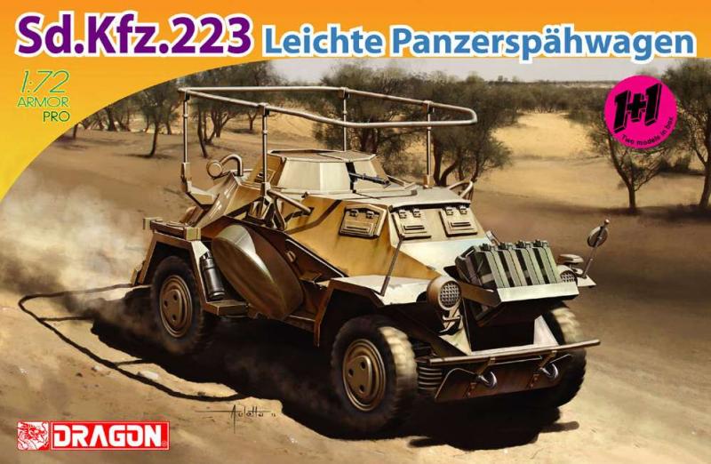 SdKfz 223, Twin pack; maratás - csak az egyik készlet van meg