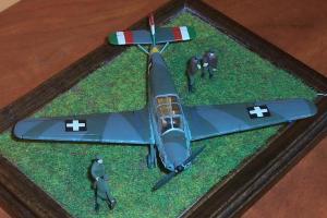 Messerschmitt Bf-108 B a Magyar Királyi Honvéd Légierőben (startra várva)
(ecsetes)