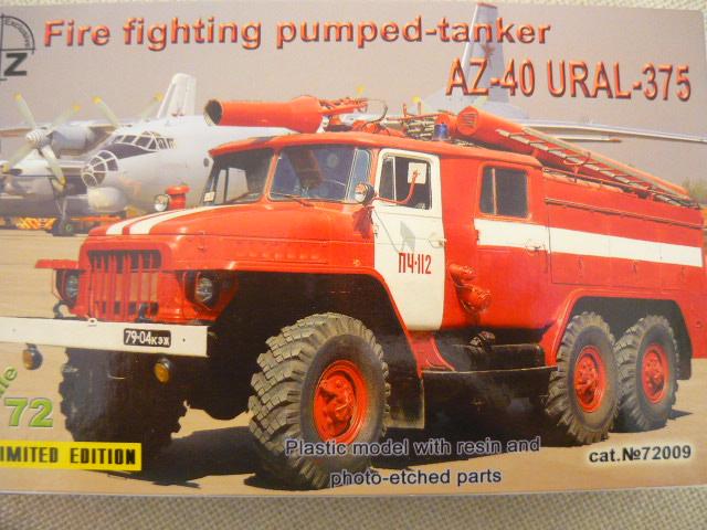 05 ZZ URAL tűzoltó műgyanta+fröccsöntött+réz 1-72 9.500,- Ft