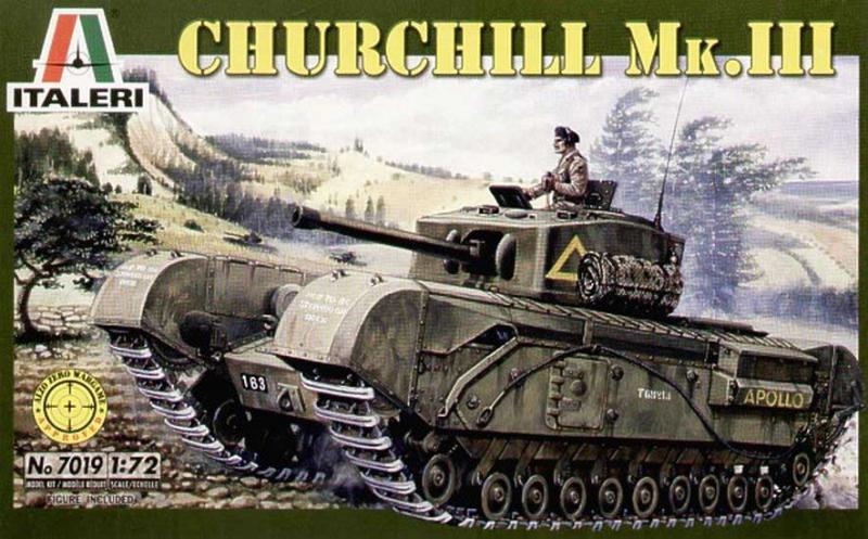 Churchill Mk.III; 1 figurával