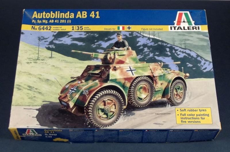 Italeri - 1/35 - Ab41 - Az alkatrészek nagy része leválasztva sorjázva és összeállítva, de a készlet hiánytalan! 7000 HuF