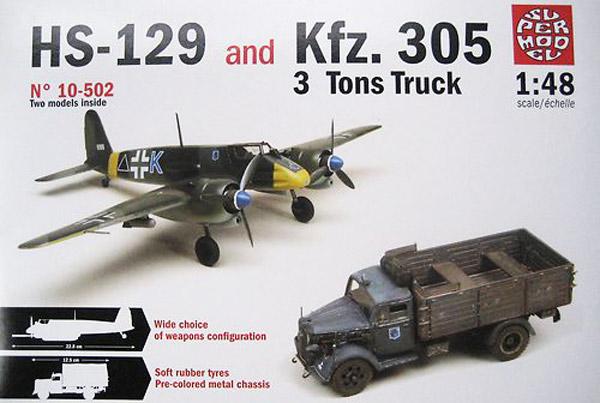 Henschel Hs 129B and Kfz.305 Opel Blitz, 3 tons Truck; Külön-külön is eladó