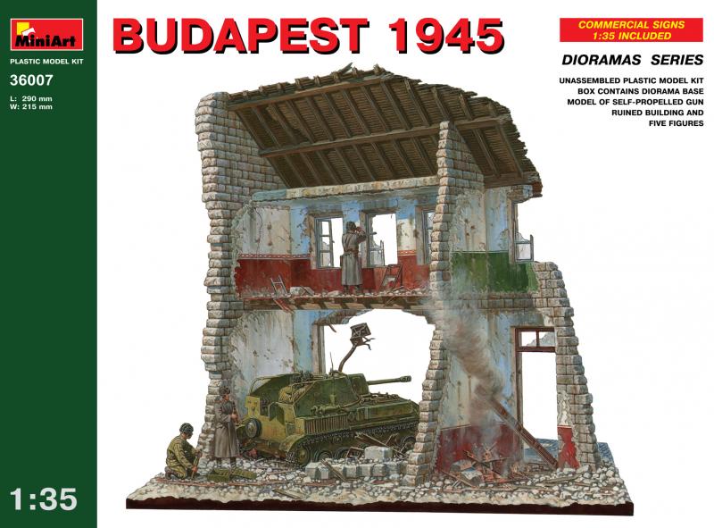 BP

A makett érdekessége, hogy nem csak az épületet, hanem egy 1:35-ös SU-76-os önjáró löveget, valamint a képen látható figurakészletet is tartalmazza.
ár: 10.000 HUF