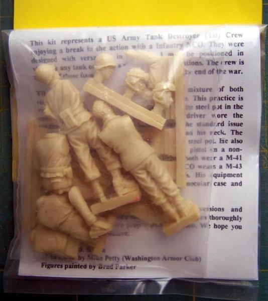 US Tank destroyer crew - Yanks Miniatures 1-35 belső