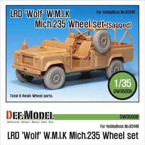 DEF-DW35008 LRD XD Wolf  W.M.I.K Mich.235 Sagged Wheel set  3500.-