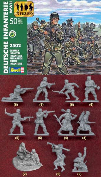 German Infantry, (3 figura hiányzik)