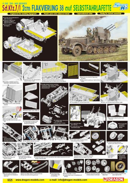 DML 6525 SdKfz 7/1 Flakvierling - 9000 Ft