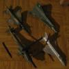 méretarány 1-100

1:100 AH-64, J-35 DRAKEN, MIG-21(2 db)