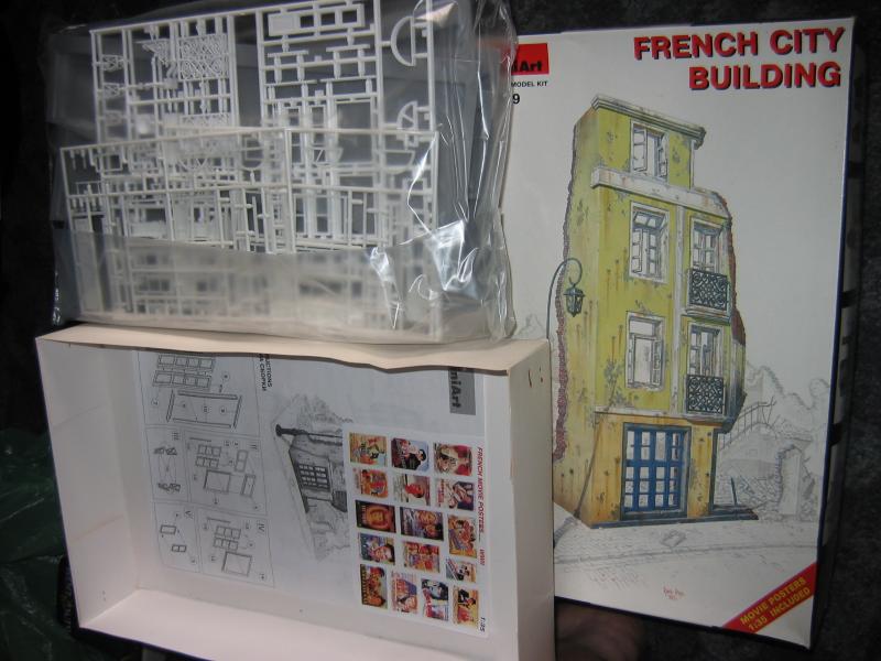 miniart 35019 french city building - 3000ft