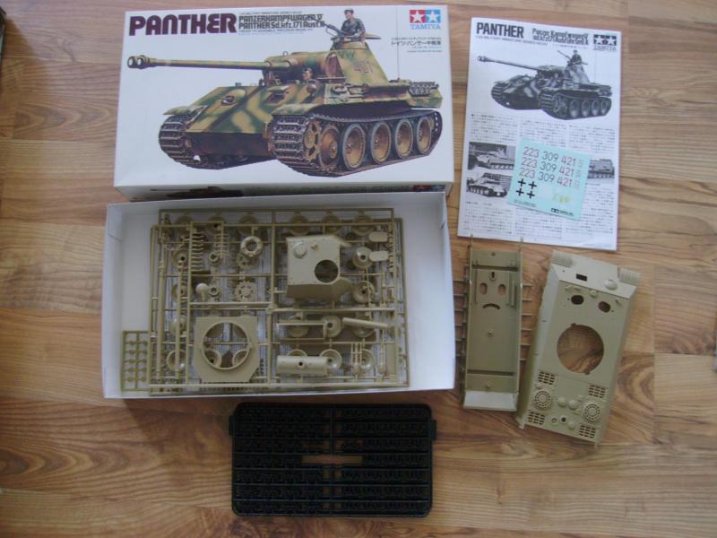 panther

Tamiya 1/35 műanyag szemenkénti lánctalppal illetve lézervágott Bazooka shield-el.Ára 7000ft + posta