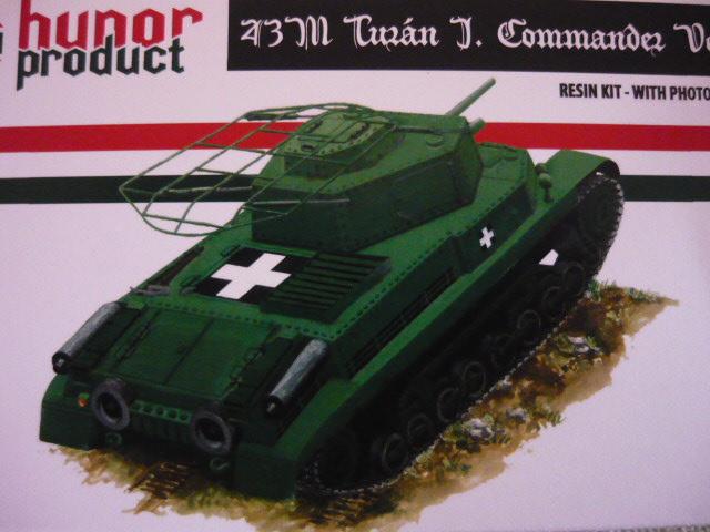 10 Hunor Product  1-72 Parancsnoki Turán tank műgyanta + 2x réz 4.500,- Ft