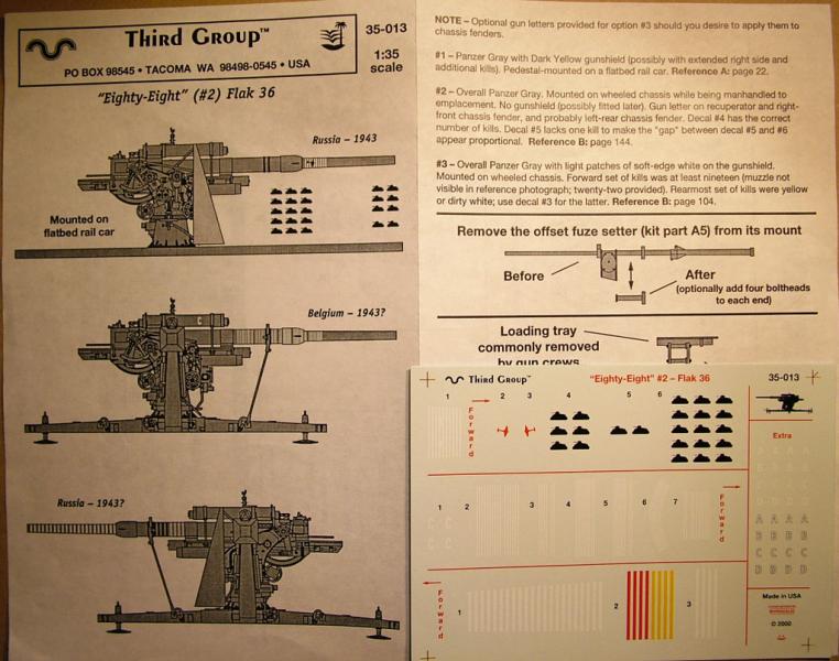 Matrica: Eighty-eight #2 Flak 36 markings