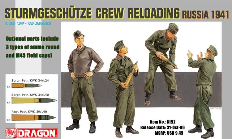 Sturmgeschutze Crew Reloading