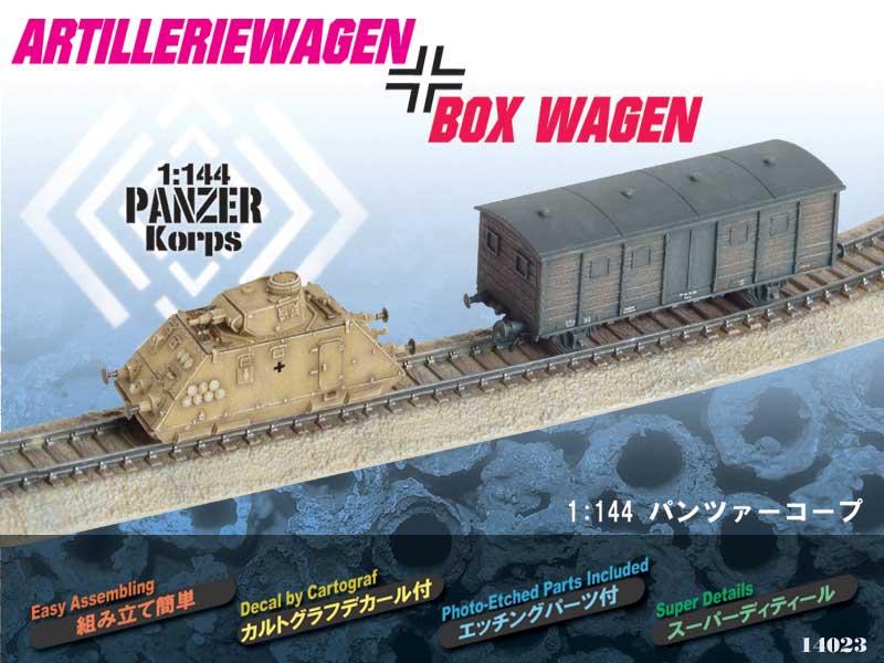 Artilleriewagen and Boxwagen; maratás