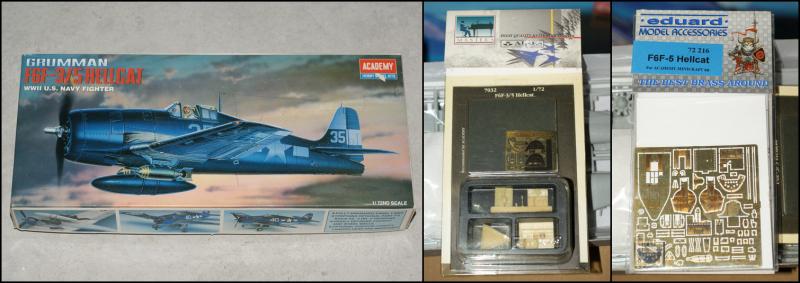 F6F-3/5 Hellcat

Academy 2121 1/72 F6F-3/5 Hellcat + Aires 7032 1/72 F6F-3/5 Hellcat kabinbelső + Eduard 72216 1/72 F6F-5 Hellcat maratás (Összesen: 4.250 Ft)