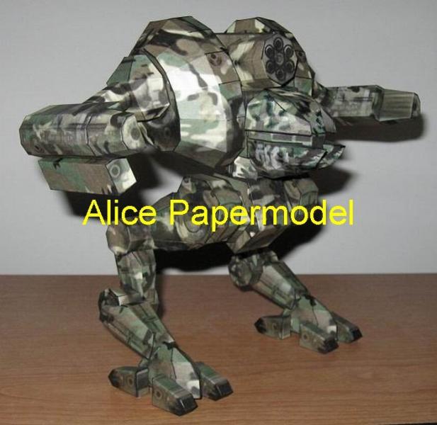 -Alice-papermodel-Mech-Commander-MC-Uziel-alert3-C-C3-Command-Conquer-Front-mission-models