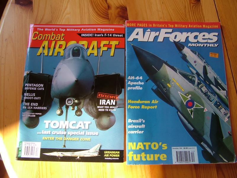 DSCF0136


 Air Force Monthly (23db) és Air Combat (25db) újságok.

150.-/db

Haditechnika C. újság 1996-2002 + két különszám hiánytalanul, dossziéban, alig olvasottan.

900.-/évfolyam mappástul együtt. Ha egyben viszed el 700.-/évfolyam mappástul együtt + 2db különszám grátisz.