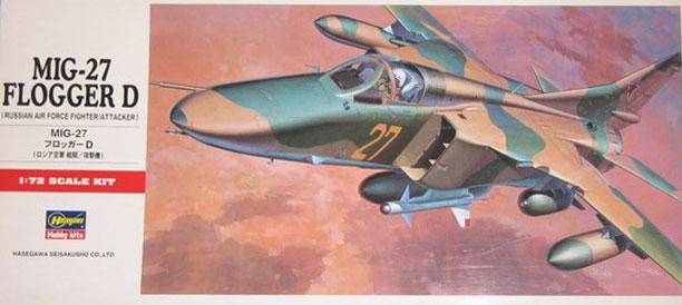 Mig-27 flogger D; pilóta figurával