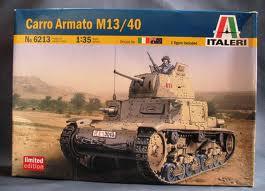 Italeri M13/40 megbontva doboz és matrica nélkül Royal models gyanta+maratott kieggel, friullal 7600,-