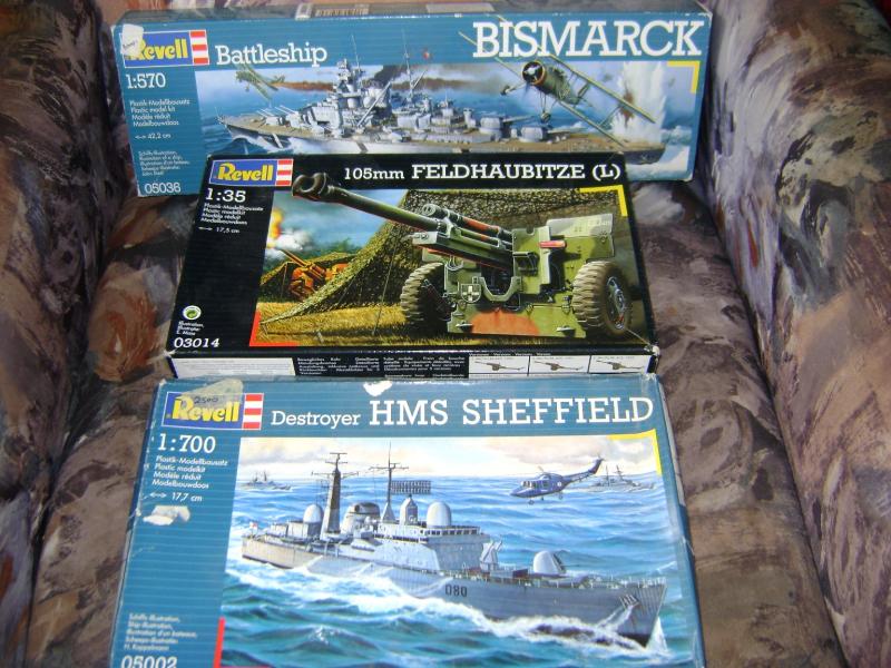 2500Ft darabja,1/570 Bismarck, 1/700 HMS Sheffield