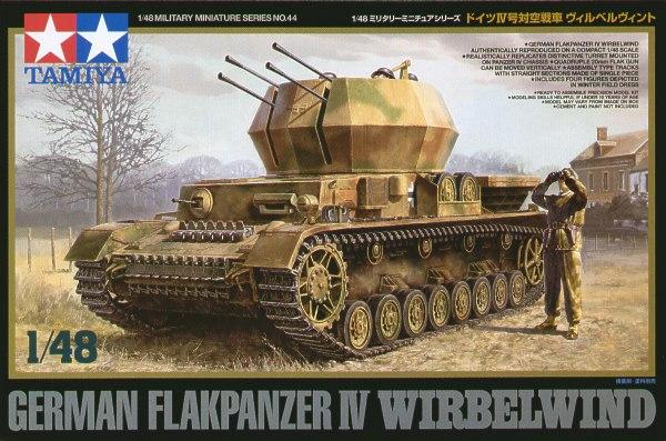 Flakpanzer IV Wirbelwind; 4 figurával & RB lövegcsövekkel(48B23)