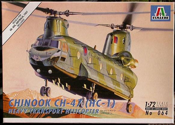 1/72 Italeri Chinook 3500 Ft