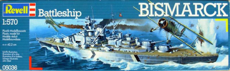 Revell 1/570 Bismarck 3000.Ft