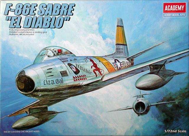 Academy 1681 - 1/72 F-86E Sabre EL DIABLO - 3200ft
