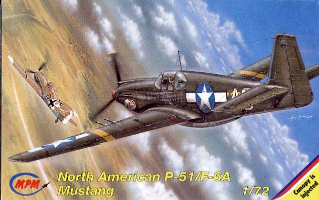 North American P-51/F-6A Mustang (műgyanta kabinnal és kerekekkel)