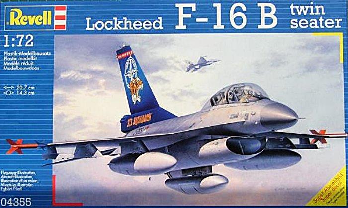 1/72 revell f-16B 2500 Ft (nincs matrica)