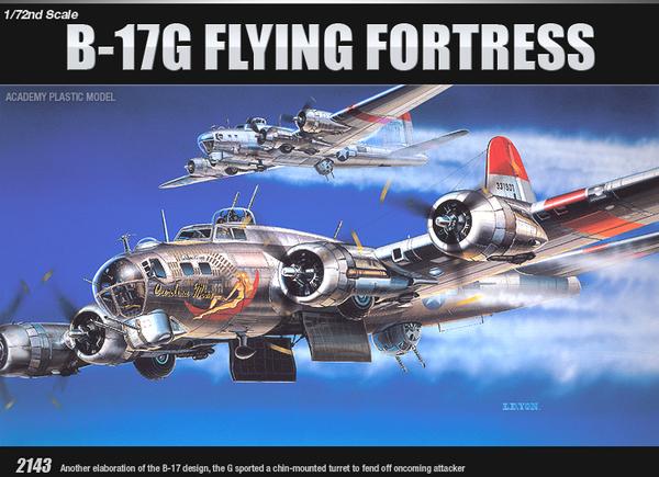 Academy 2143 - 1/72 B-17G Flying Fortress - 5500ft