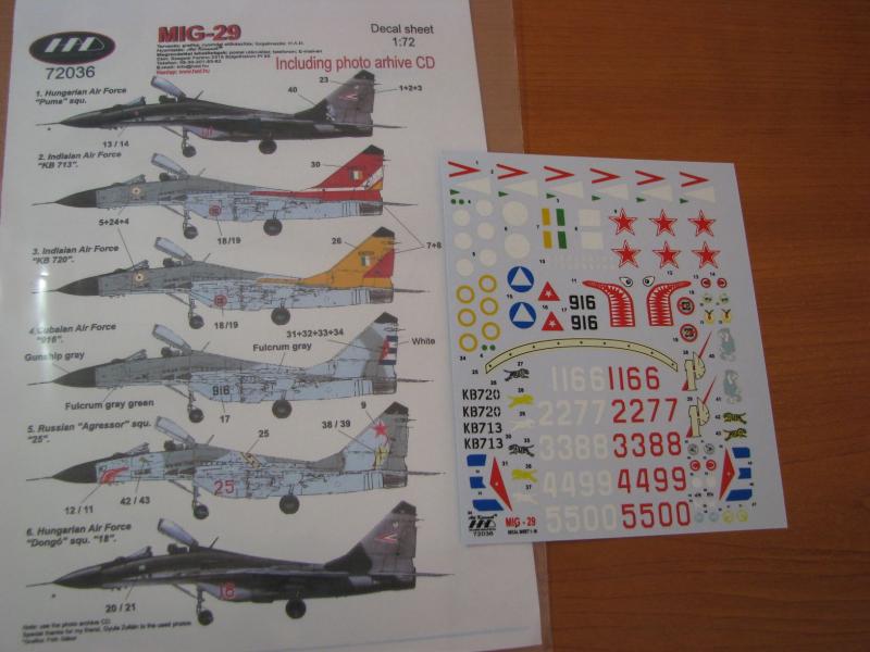 MiG29 Hu, Ru, Ind, Kuba jelzések_72_1300Ft